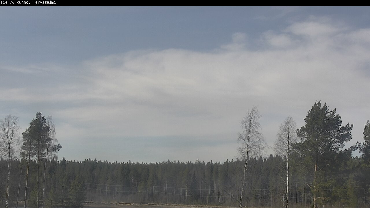 Kelikamerat Kuva Tie 76 Kuhmo, Tervasalmi, Kuhmo, Kainuu