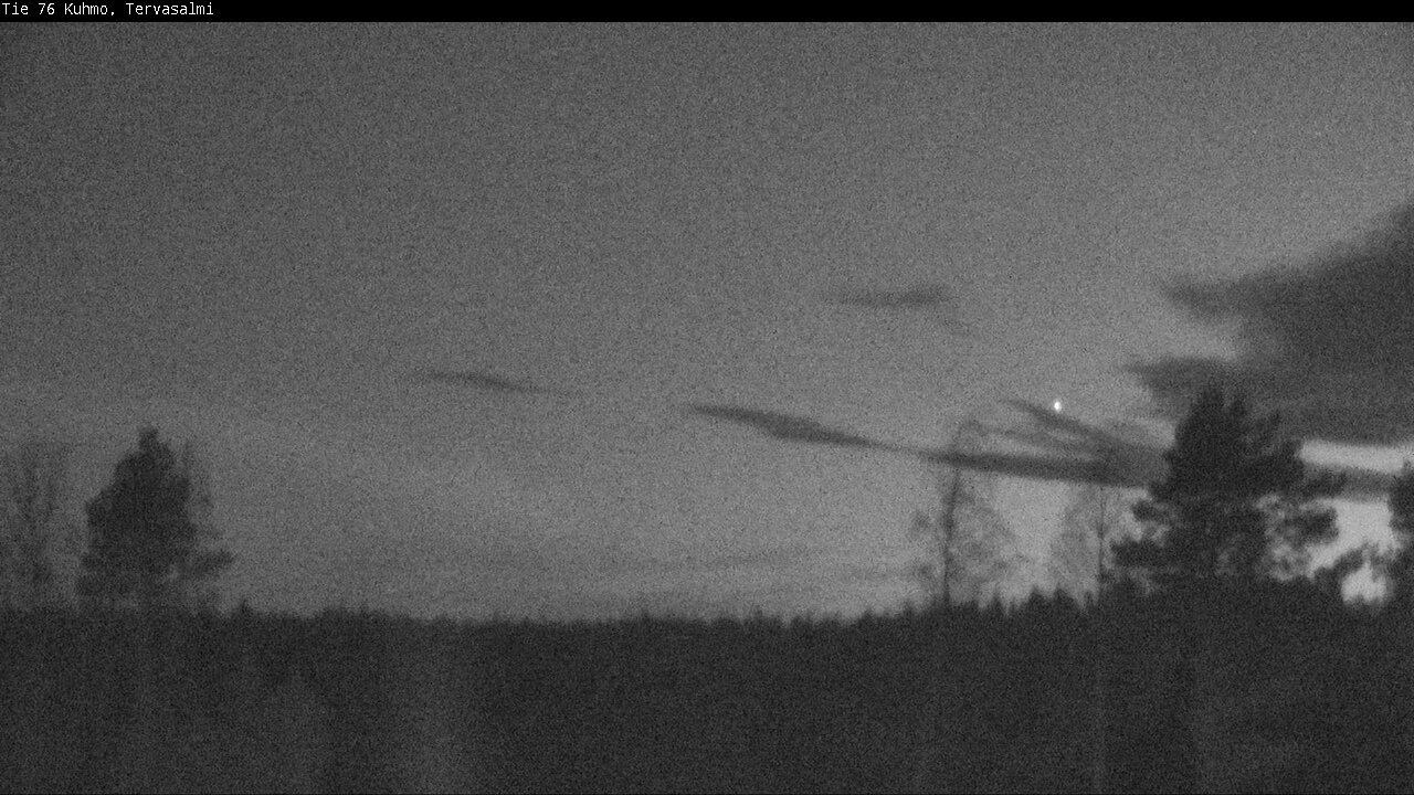 Weather Camera Image Road 76 Kuhmo, Tervasalmi, Kuhmo, Kainuu