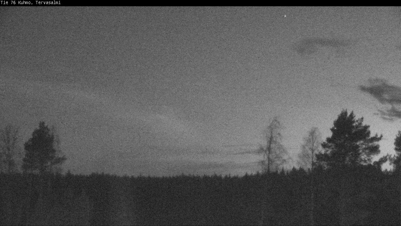 Weather Camera Image Road 76 Kuhmo, Tervasalmi, Kuhmo, Kainuu