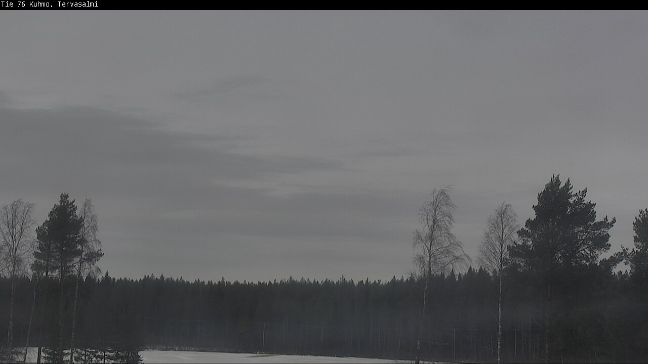 Weather Camera Image Road 76 Kuhmo, Tervasalmi, Kuhmo, Kainuu