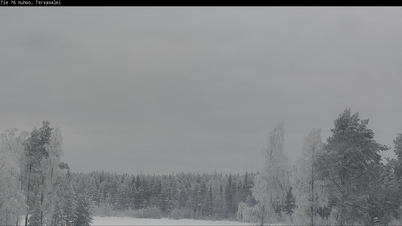 Weather Camera Image Road 76 Kuhmo, Tervasalmi, Kuhmo, Kainuu