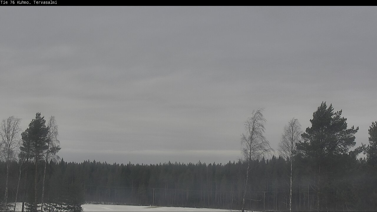 Weather Camera Image Road 76 Kuhmo, Tervasalmi, Kuhmo, Kainuu