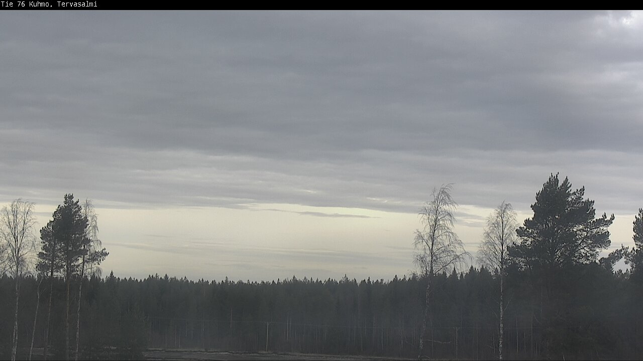 Weather Camera Image Road 76 Kuhmo, Tervasalmi, Kuhmo, Kainuu