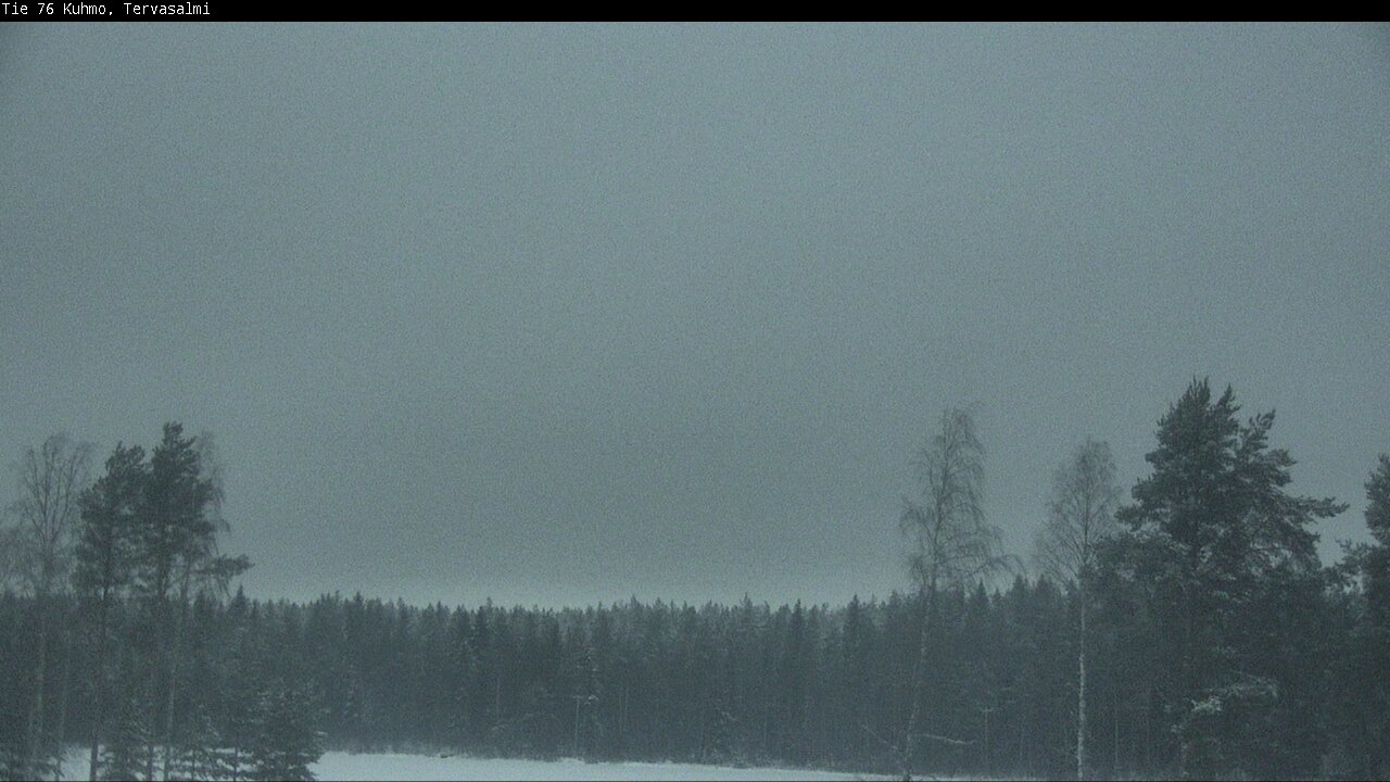 Weather Camera Image Road 76 Kuhmo, Tervasalmi, Kuhmo, Kainuu
