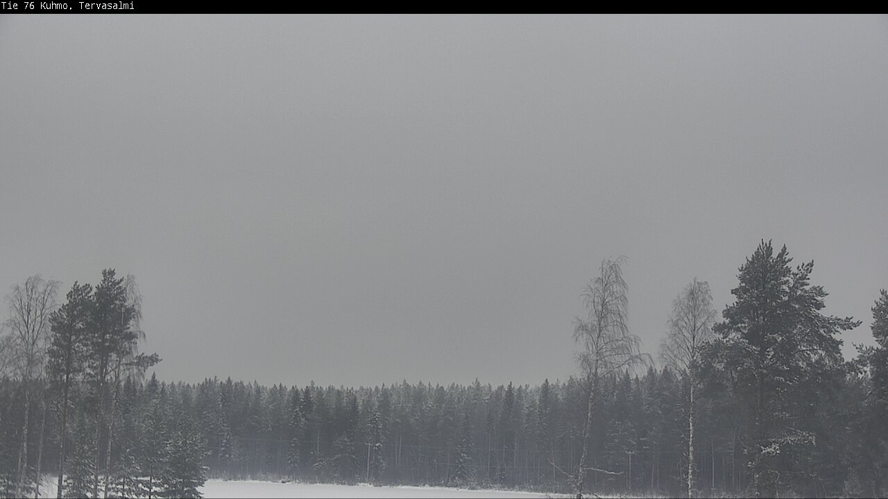 Weather Camera Image Road 76 Kuhmo, Tervasalmi, Kuhmo, Kainuu