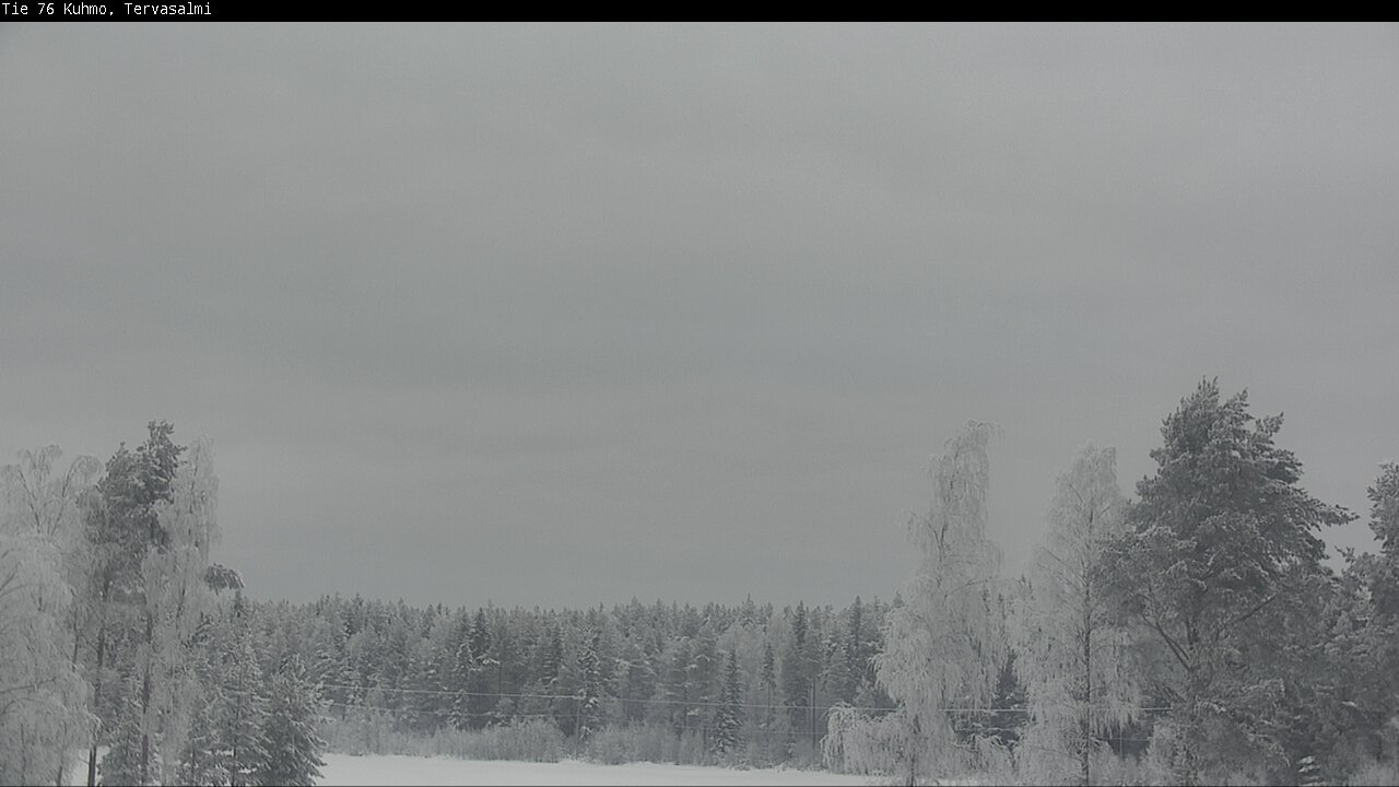 Weather Camera Image Road 76 Kuhmo, Tervasalmi, Kuhmo, Kainuu