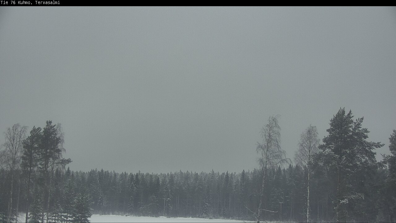 Weather Camera Image Road 76 Kuhmo, Tervasalmi, Kuhmo, Kainuu