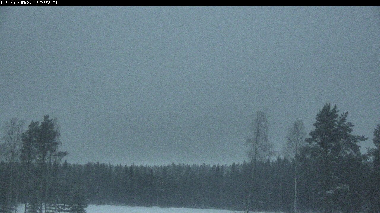 Weather Camera Image Road 76 Kuhmo, Tervasalmi, Kuhmo, Kainuu