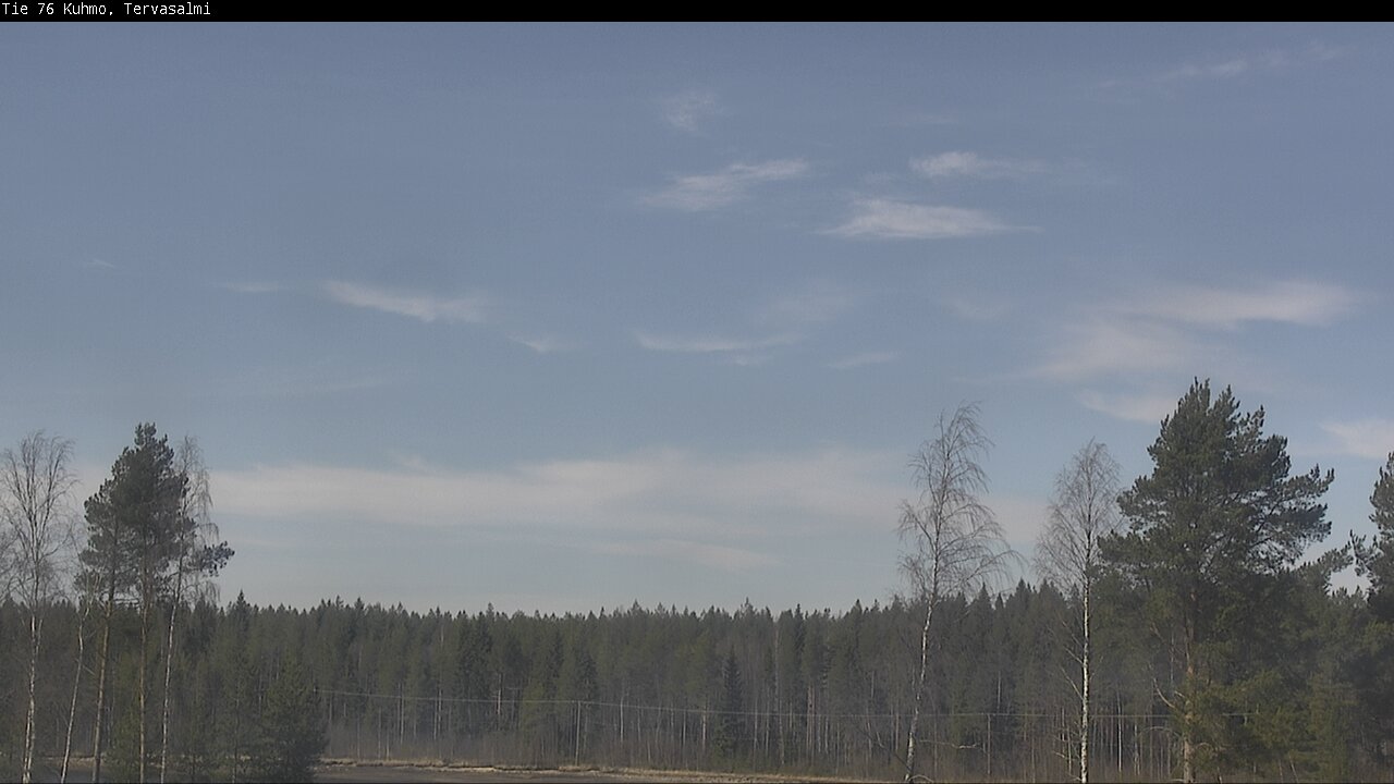 Kelikamerat Kuva Tie 76 Kuhmo, Tervasalmi, Kuhmo, Kainuu