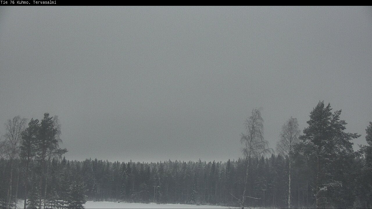 Weather Camera Image Road 76 Kuhmo, Tervasalmi, Kuhmo, Kainuu