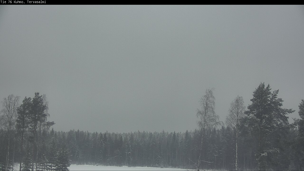 Weather Camera Image Road 76 Kuhmo, Tervasalmi, Kuhmo, Kainuu