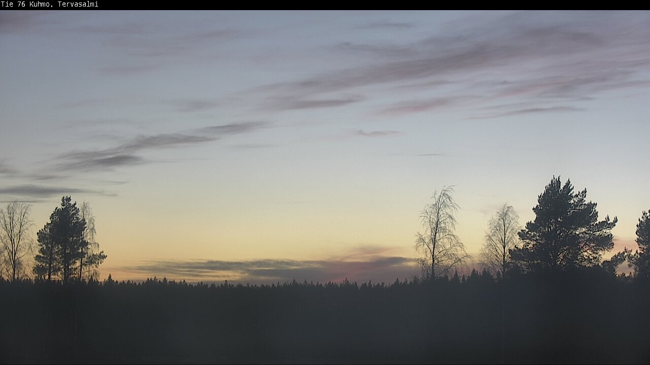 Kelikamerat Kuva Tie 76 Kuhmo, Tervasalmi, Kuhmo, Kainuu
