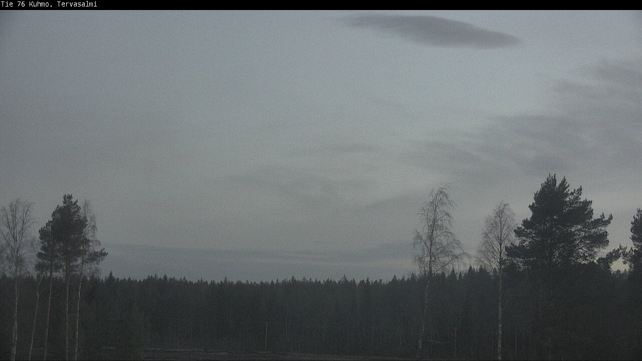 Weather Camera Image Road 76 Kuhmo, Tervasalmi, Kuhmo, Kainuu