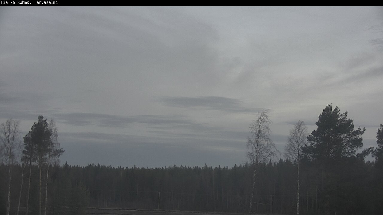 Weather Camera Image Road 76 Kuhmo, Tervasalmi, Kuhmo, Kainuu