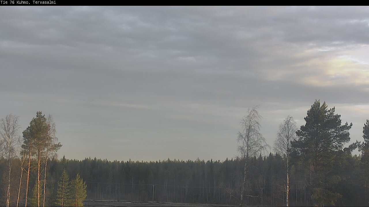 Weather Camera Image Road 76 Kuhmo, Tervasalmi, Kuhmo, Kainuu