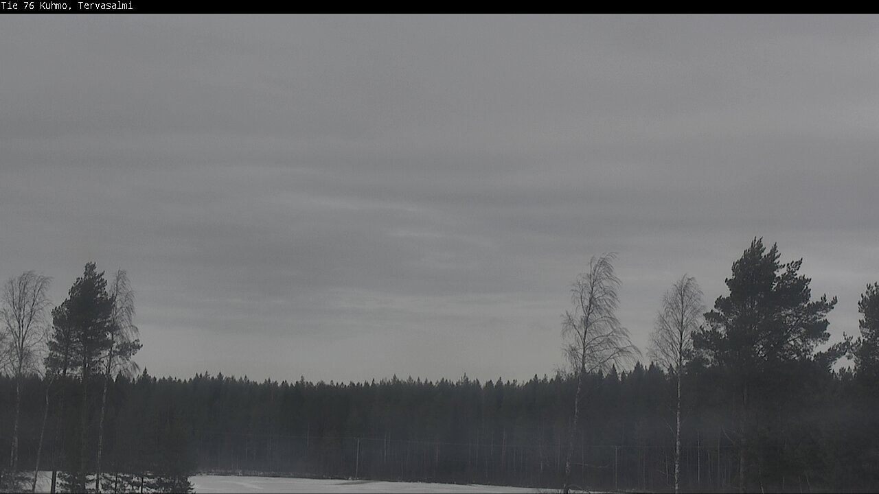 Weather Camera Image Road 76 Kuhmo, Tervasalmi, Kuhmo, Kainuu