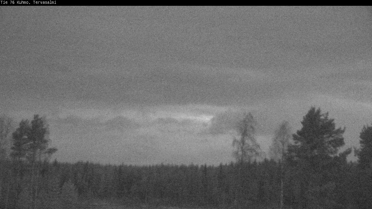 Weather Camera Image Road 76 Kuhmo, Tervasalmi, Kuhmo, Kainuu