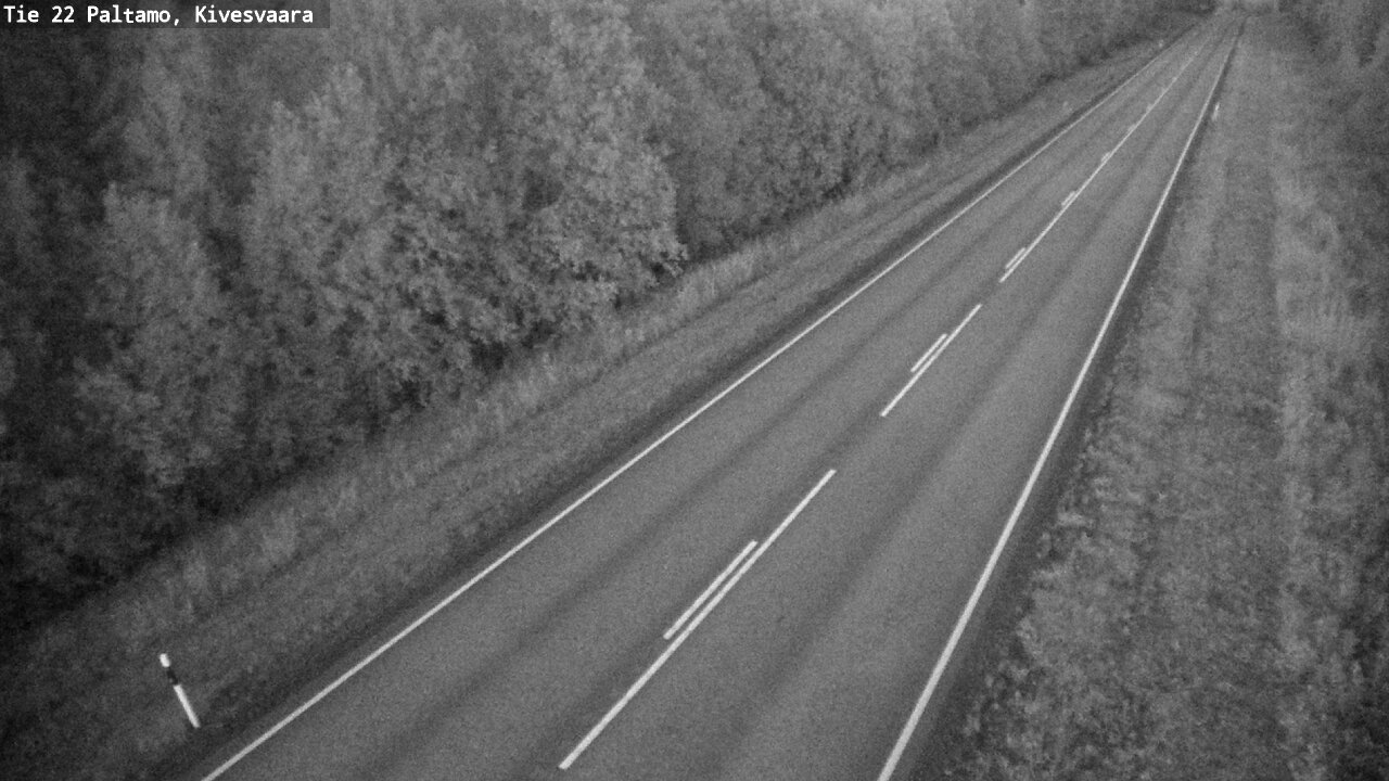 Weather Camera Image Väg 22 Paltamo, Kivesvaara, Paltamo, Kainuu