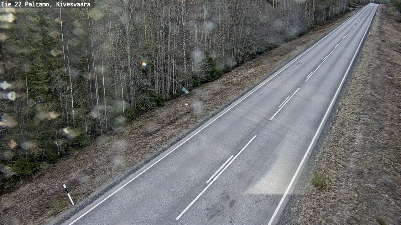 Weather Camera Image Väg 22 Paltamo, Kivesvaara, Paltamo, Kainuu