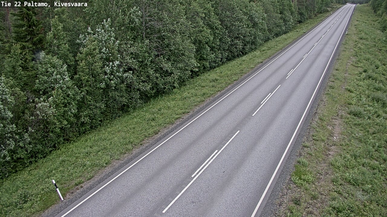 Weather Camera Image Road 22 Paltamo, Kivesvaara, Paltamo, Kainuu
