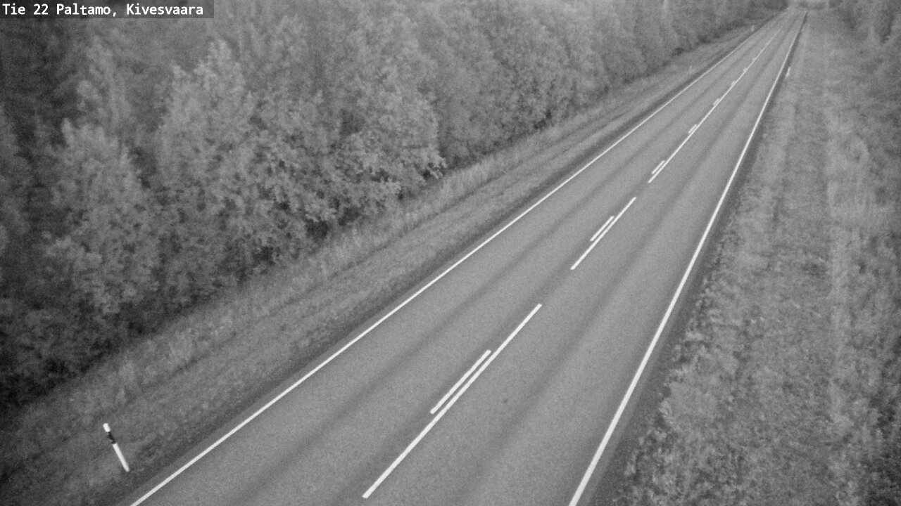 Weather Camera Image Väg 22 Paltamo, Kivesvaara, Paltamo, Kainuu