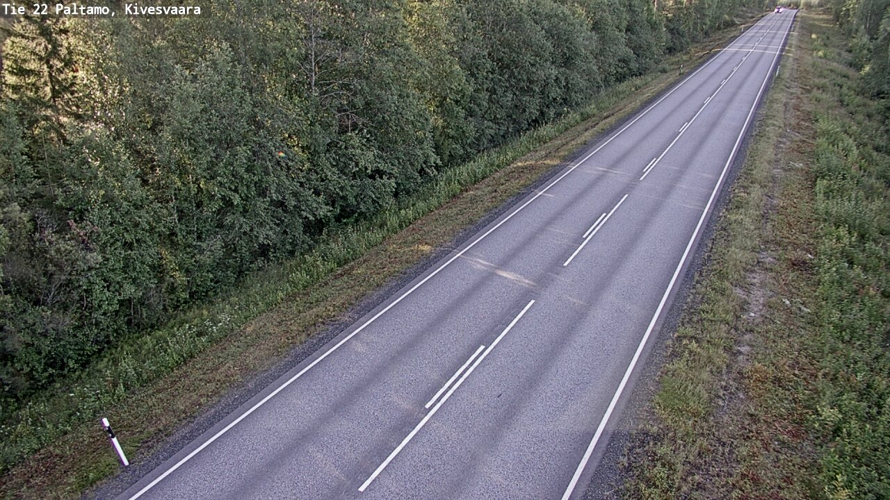 Weather Camera Image Väg 22 Paltamo, Kivesvaara, Paltamo, Kainuu