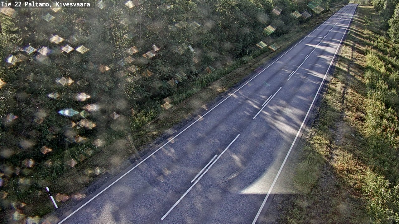 Weather Camera Image Väg 22 Paltamo, Kivesvaara, Paltamo, Kainuu