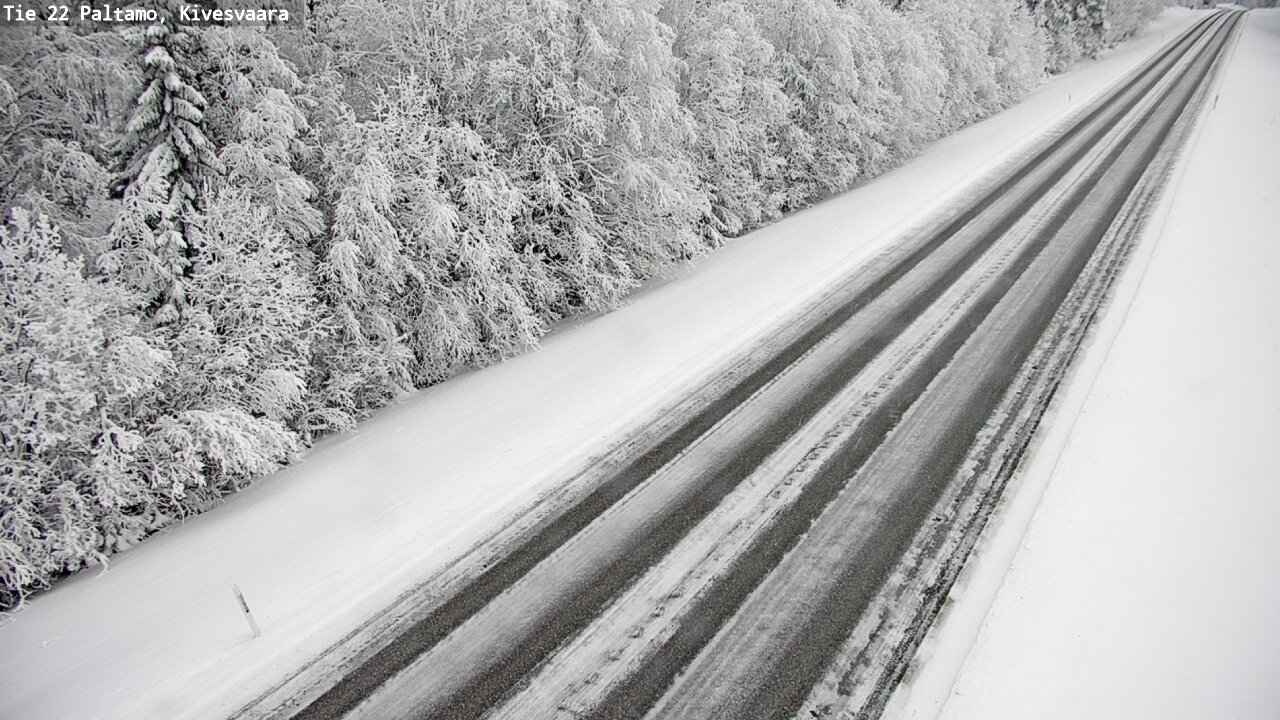 Weather Camera Image Väg 22 Paltamo, Kivesvaara, Paltamo, Kainuu