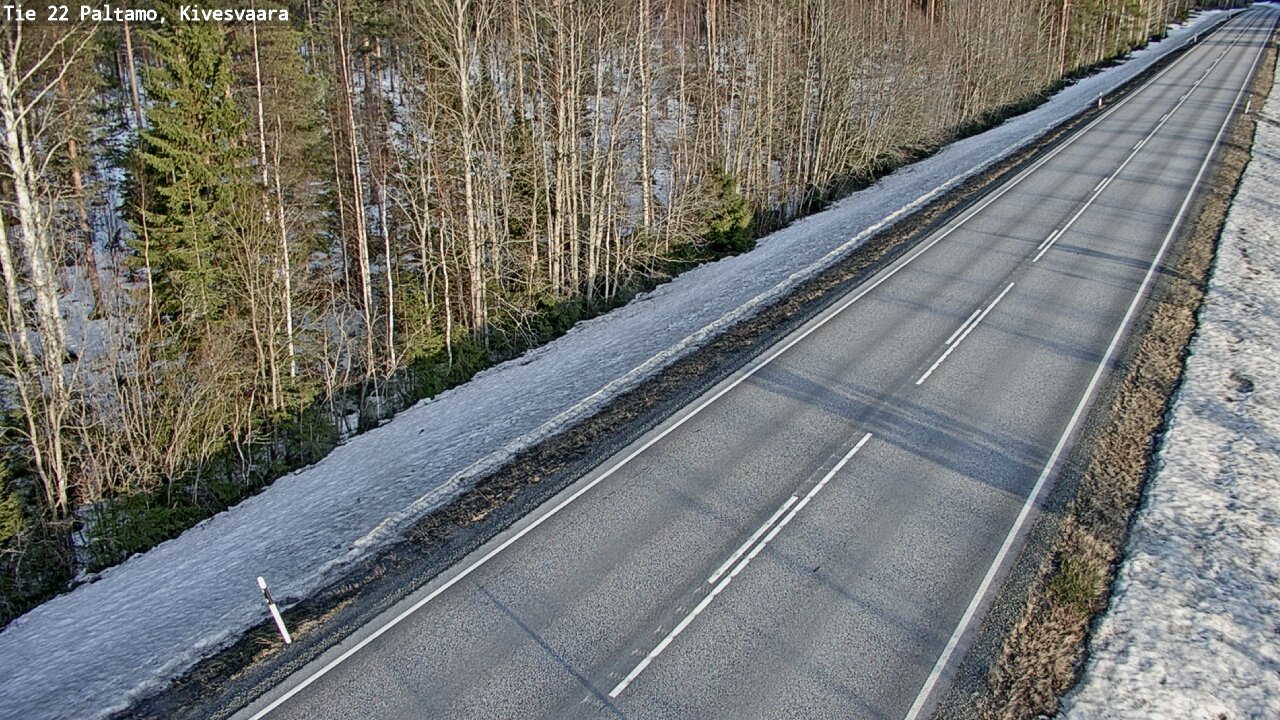 Weather Camera Image Road 22 Paltamo, Kivesvaara, Paltamo, Kainuu