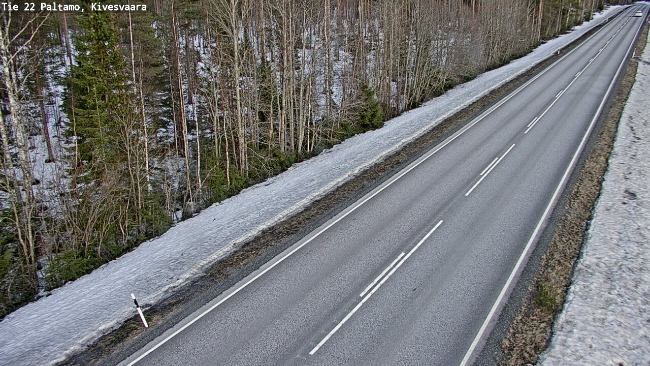 Weather Camera Image Road 22 Paltamo, Kivesvaara, Paltamo, Kainuu