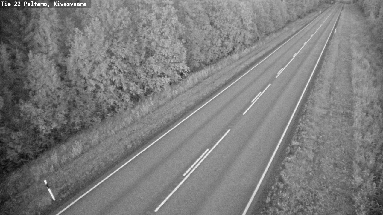Weather Camera Image Väg 22 Paltamo, Kivesvaara, Paltamo, Kainuu