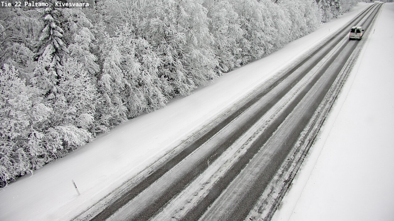 Weather Camera Image Väg 22 Paltamo, Kivesvaara, Paltamo, Kainuu