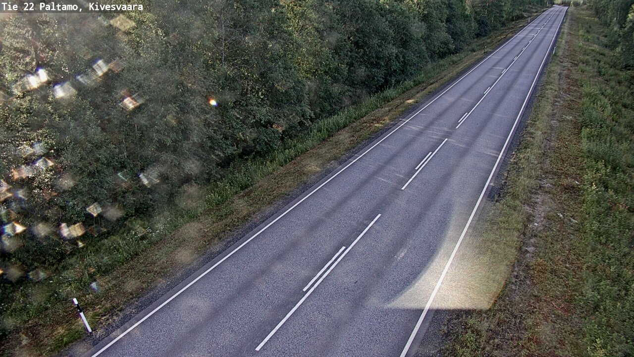 Weather Camera Image Väg 22 Paltamo, Kivesvaara, Paltamo, Kainuu