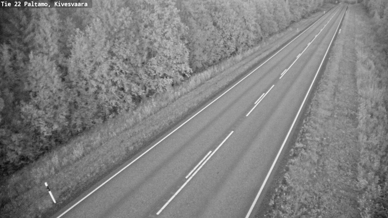 Weather Camera Image Väg 22 Paltamo, Kivesvaara, Paltamo, Kainuu
