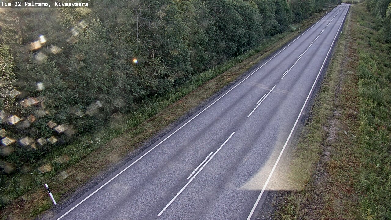 Weather Camera Image Väg 22 Paltamo, Kivesvaara, Paltamo, Kainuu