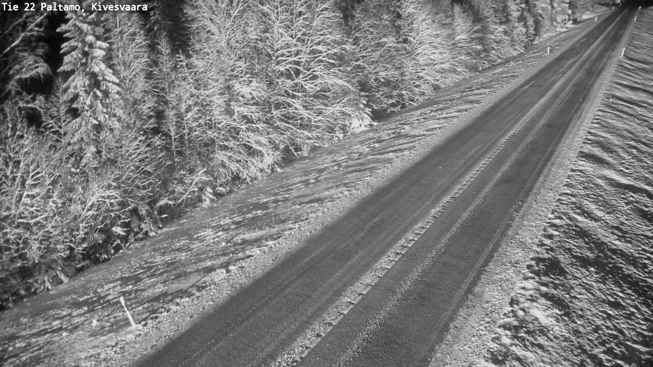 Weather Camera Image Väg 22 Paltamo, Kivesvaara, Paltamo, Kainuu