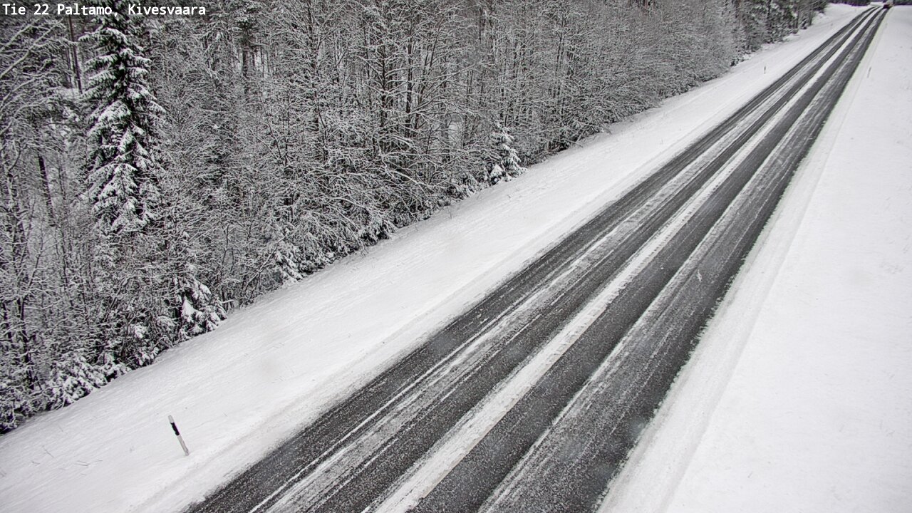 Weather Camera Image Väg 22 Paltamo, Kivesvaara, Paltamo, Kainuu