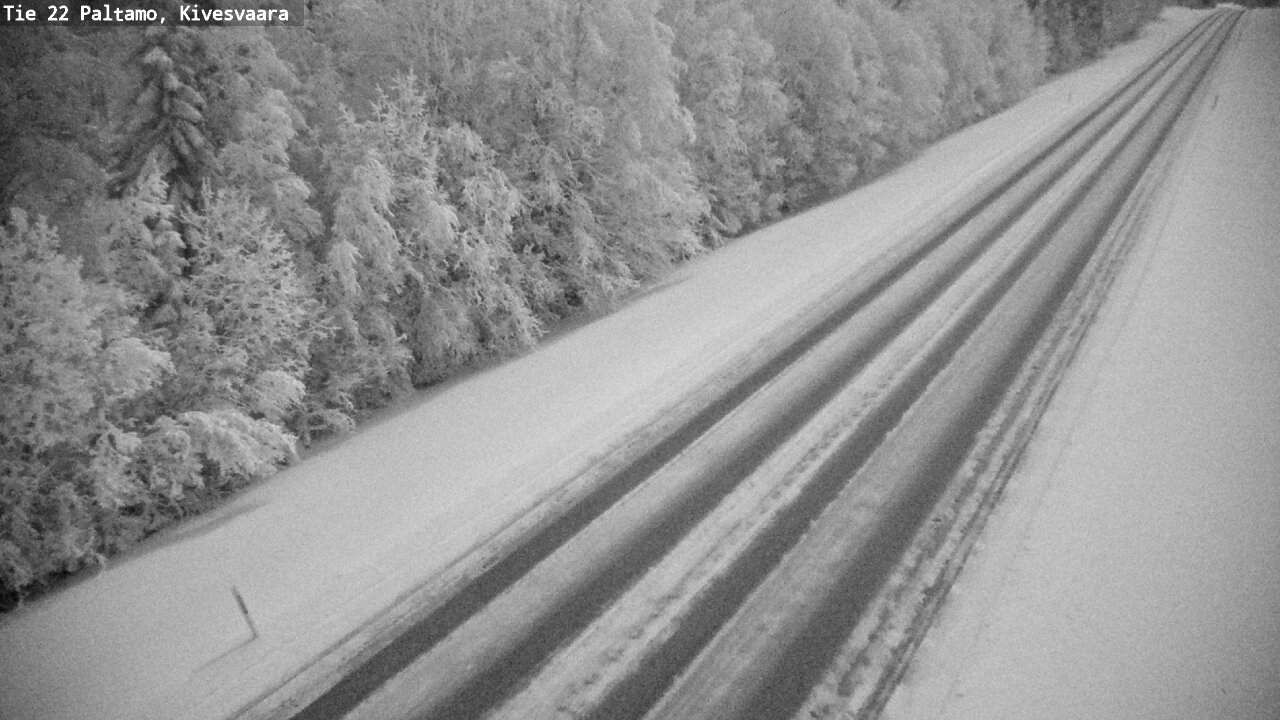 Weather Camera Image Road 22 Paltamo, Kivesvaara, Paltamo, Kainuu