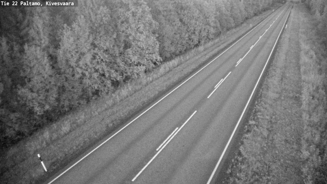 Weather Camera Image Väg 22 Paltamo, Kivesvaara, Paltamo, Kainuu