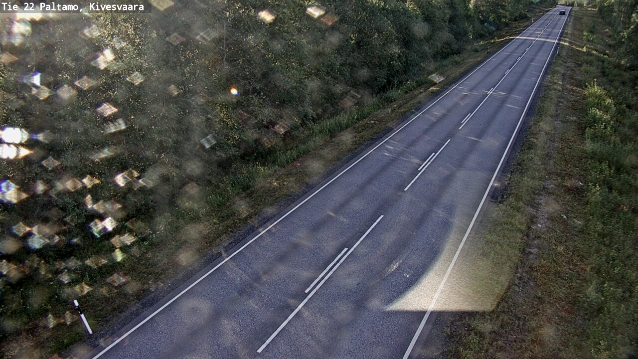 Weather Camera Image Väg 22 Paltamo, Kivesvaara, Paltamo, Kainuu