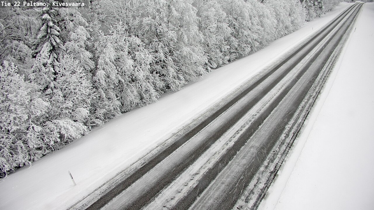 Weather Camera Image Väg 22 Paltamo, Kivesvaara, Paltamo, Kainuu