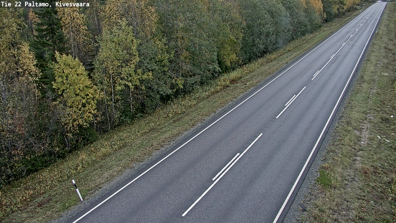 Weather Camera Image Road 22 Paltamo, Kivesvaara, Paltamo, Kainuu