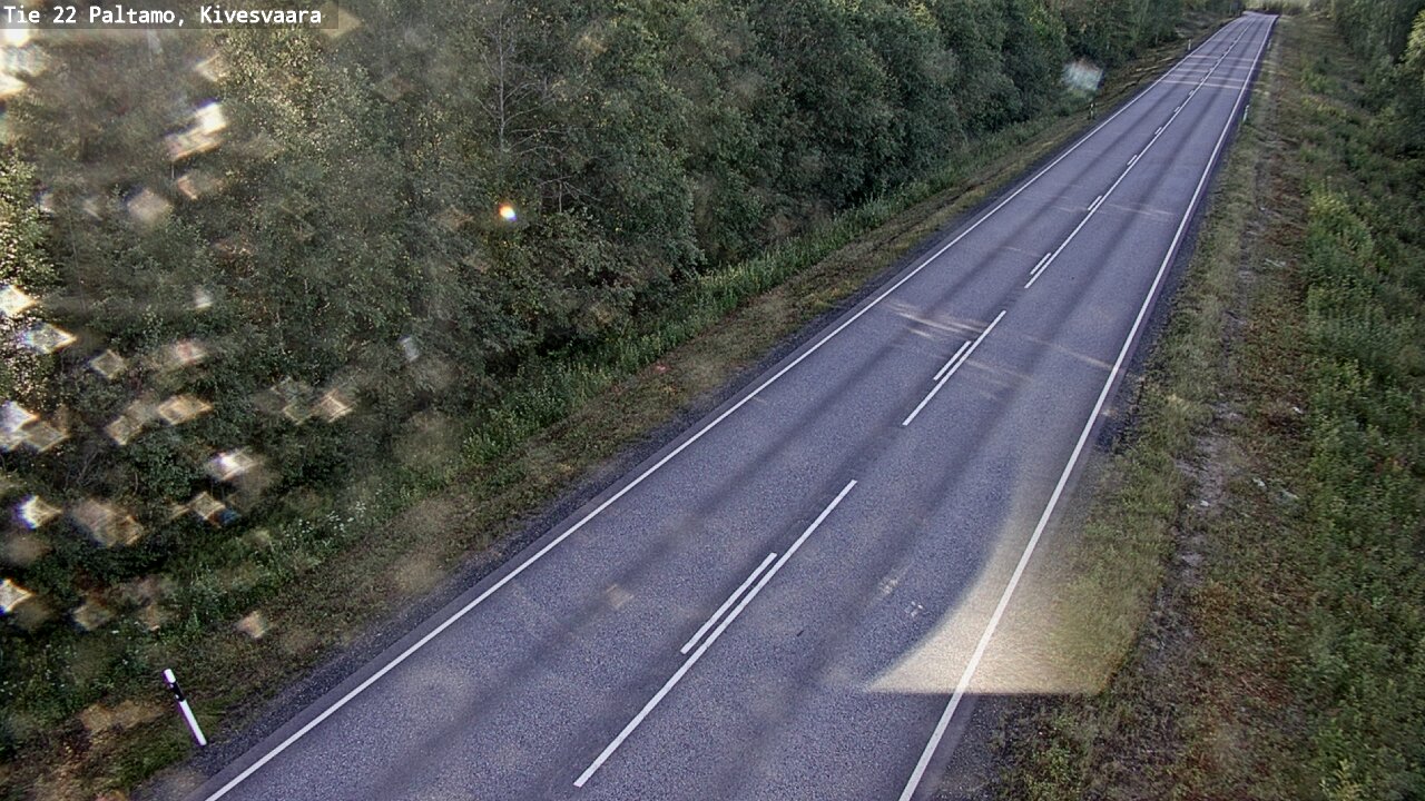Weather Camera Image Väg 22 Paltamo, Kivesvaara, Paltamo, Kainuu