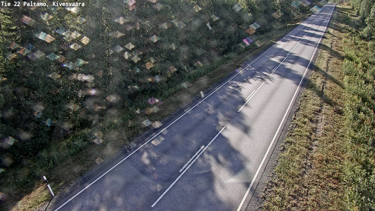Weather Camera Image Väg 22 Paltamo, Kivesvaara, Paltamo, Kainuu