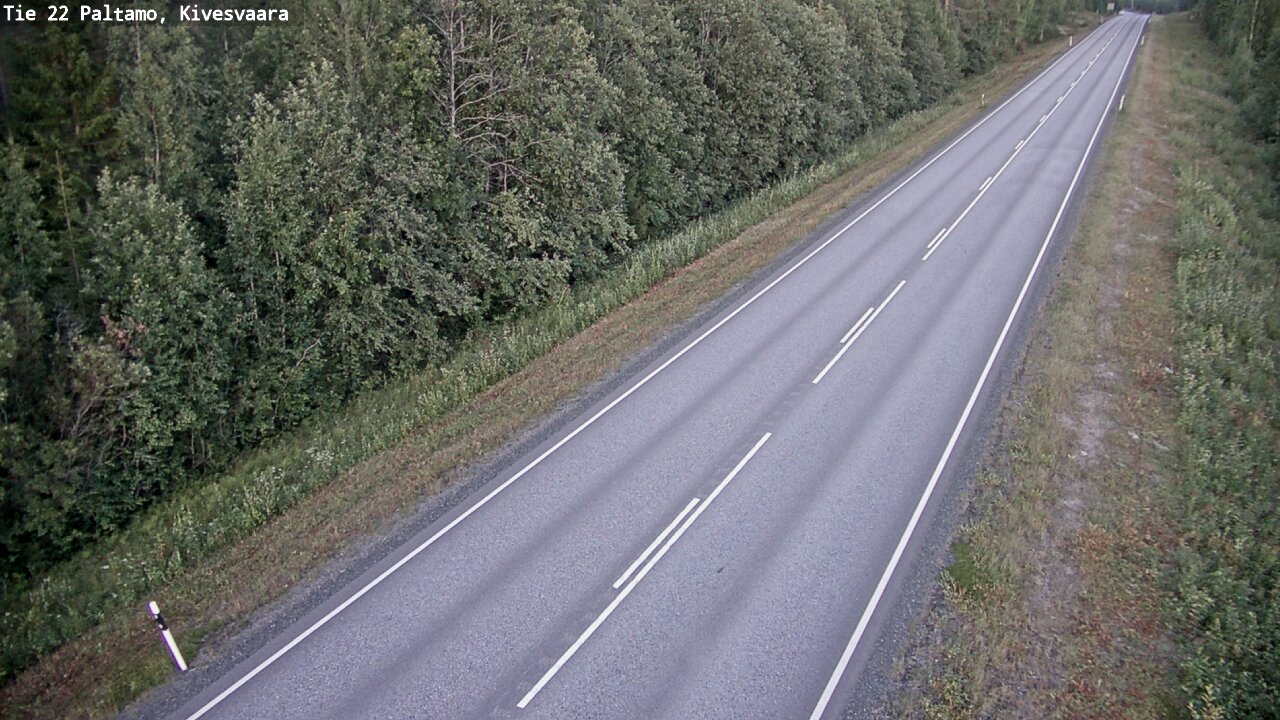 Weather Camera Image Väg 22 Paltamo, Kivesvaara, Paltamo, Kainuu
