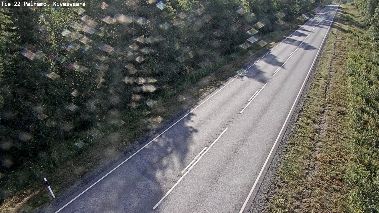 Weather Camera Image Väg 22 Paltamo, Kivesvaara, Paltamo, Kainuu