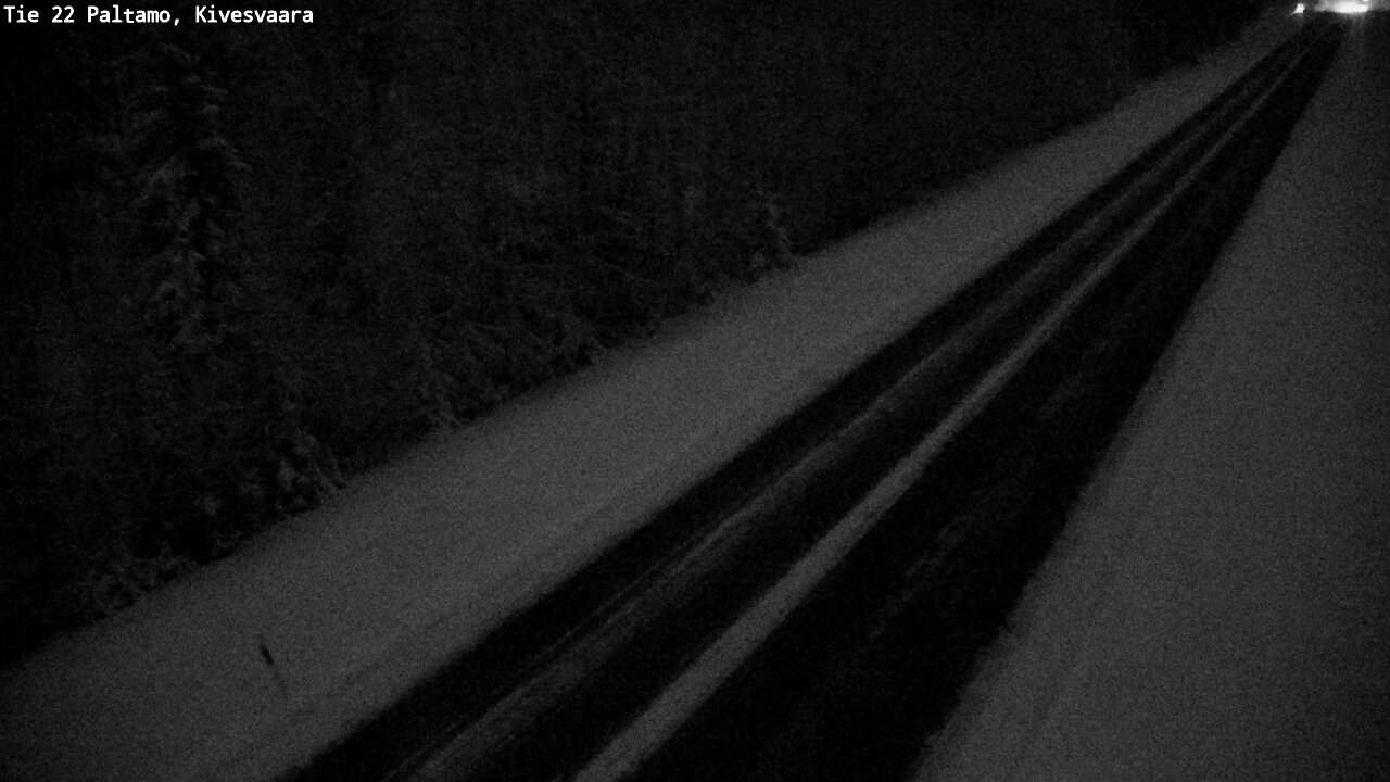 Weather Camera Image Väg 22 Paltamo, Kivesvaara, Paltamo, Kainuu