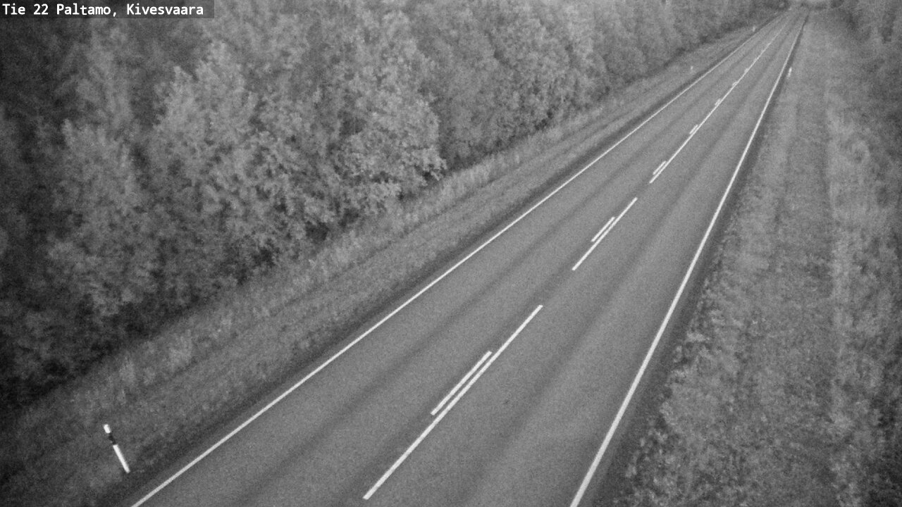 Weather Camera Image Väg 22 Paltamo, Kivesvaara, Paltamo, Kainuu