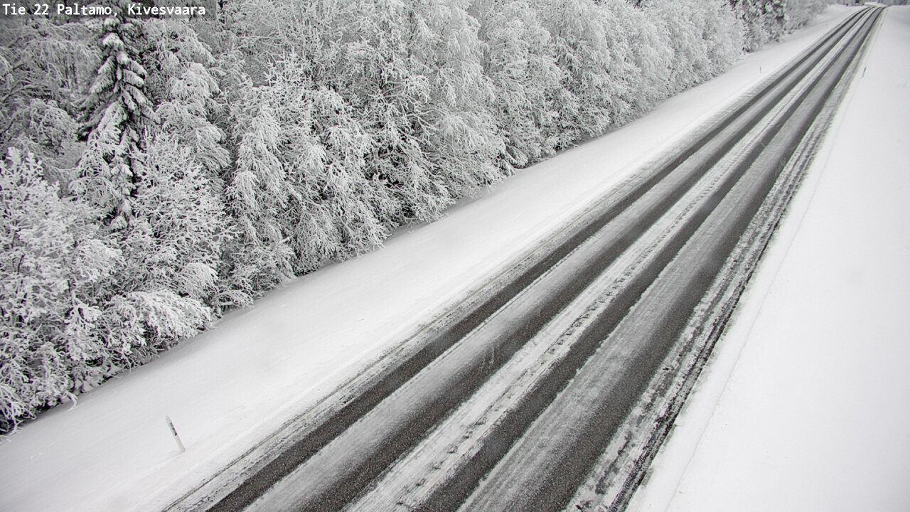 Weather Camera Image Väg 22 Paltamo, Kivesvaara, Paltamo, Kainuu