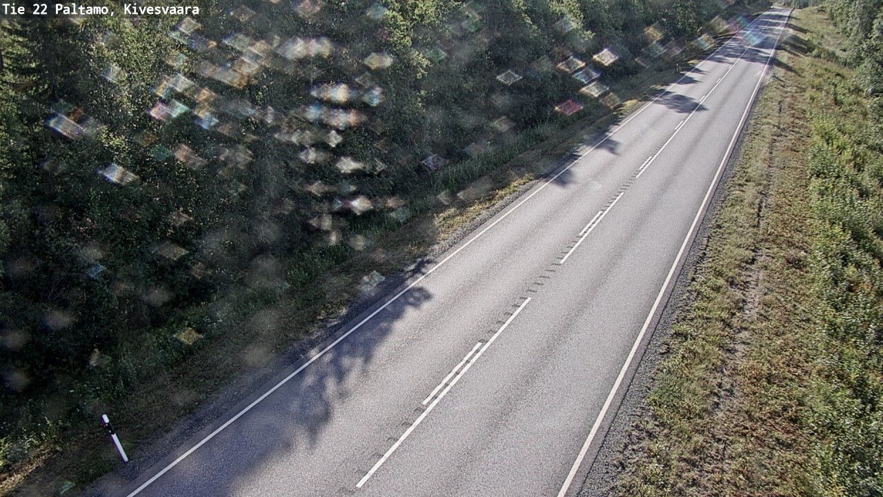 Weather Camera Image Väg 22 Paltamo, Kivesvaara, Paltamo, Kainuu
